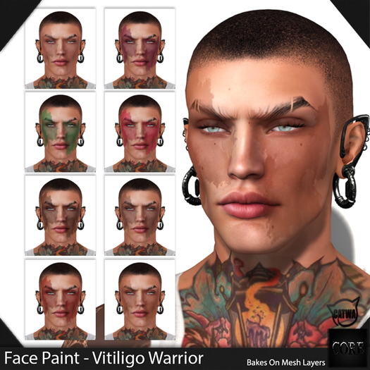 second-life-marketplace-core-face-paint-vitiligo-warrior-bom